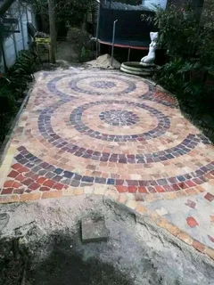 HALF brick paving
