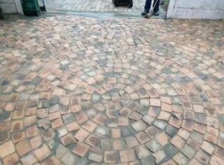 Half brick professional pavers