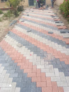 Affordable cement bond paving