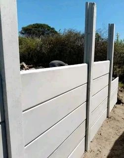 Cheap Vibracrete walls installation