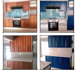 Kitchen cupboards Spray Painter available