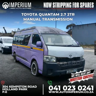 Now Stripping For Spares