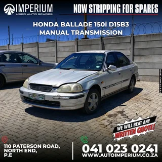 Now Stripping For Spares