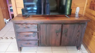 Solid wood sideboard