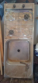 Caravan sink and gas stove