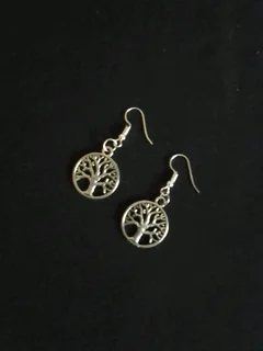 Silver earrings