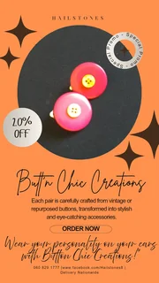 Bead-inspired earrings