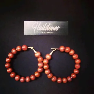 Bead-inspired earrings