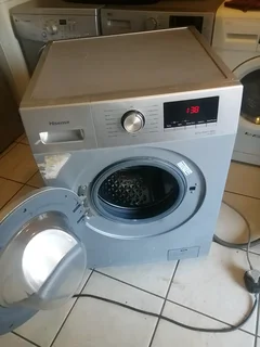 SILVER 8KG HISENSE FRONT LOADER