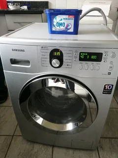 Silver 8/5kg Samsung Washer And Dryer Combo Front Loader