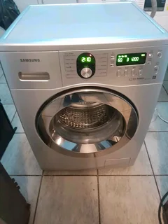 Silver 8kg Samsung Ecobubble Front Loader