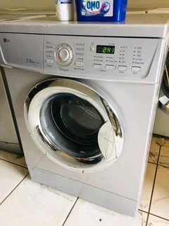 Silver 7.5kg Lg Front Loader