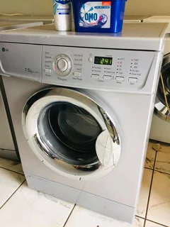 Silver 7.5kg Lg Front Loader