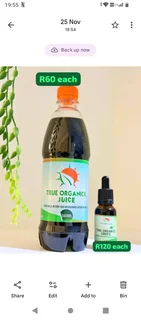 Organic Chlorophyll Juice