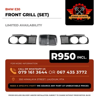 E30 Front Grill Set