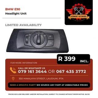 E90 Headlight Switch