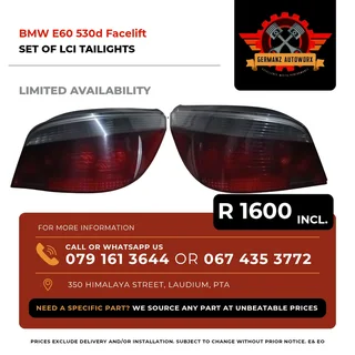BMW E60 LCI Facelift Taillights (Set)