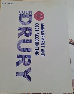 Drury Management and Cost Accounting