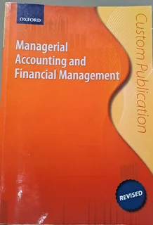 Oxford-Managerial Accounting and Financial Management