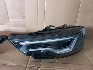 Audi A6 C8 Left &amp; Right LED Matrix Headlights.