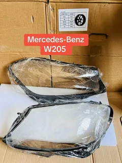 Mercedes-Benz W205 Headlight Glass Replacement Covers.