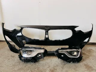 2022 - 2025 BMW 2 Series ,M2 G42 G87 230i M240i Gold LED Headlights &amp; Bumper.