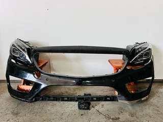 Mercedes-Benz C-Class W205 AMG Double Xenon Headlights &amp; Bumper.