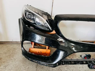 Mercedes-Benz C-Class W205 AMG Double Xenon Headlights &amp; Bumper.