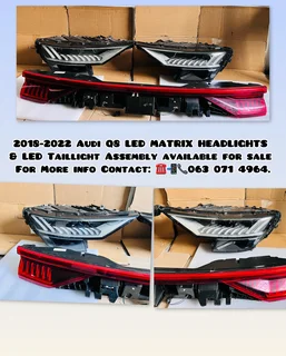 2018-2022 Audi Q8 Led Matrix Headlights & Taillight.