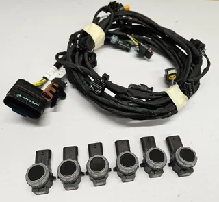 New Genuine Mercedes C Class W206 Parking Sensor Loom &#43; Sensors Front Bumper