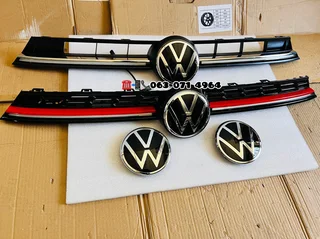 Volkswagen Polo 9 GTI/TSI Front Bumper Grilles &amp; Badges.