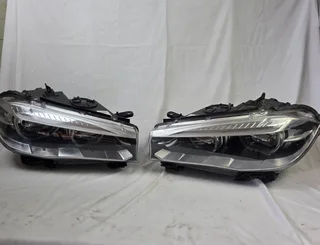 Bmw X5 F15 F85 F16 F86 Lci Adaptive Led Headlight Pair Genuine 7214851 7471348