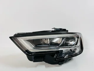 OEM Passenger Side LED Matrix Headlight designed for the 2016–2020 Audi A3, S3, and RS3 models.