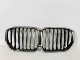 2019-2023 Bmw X5 G05 Front Upper Bumper Grille Grill Chrome Original Oem