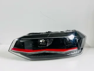 2017 Volkswagen Polo Mk8 (2G) Driver &amp; Passenger Side Full LED Headlight Set.