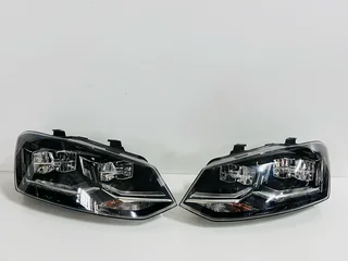 Volkswagen Polo 6C/6R (7) Driver &amp; Passenger Side Full LED Headlights.
