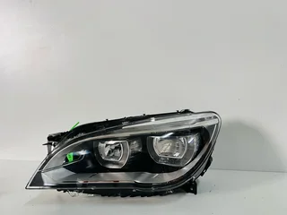 BMW 7 Series F01/F02 LCI (Facelift models 2012–2015) Left Full Adaptive LED Headlight Assembly.