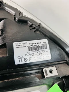 BMW 7 Series F01/F02 LCI (Facelift models 2012–2015) Left Full Adaptive LED Headlight Assembly.