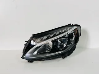 Mercedes-Benz C-Class W205 Left (Passenger Side) Single Xenon Headlight.