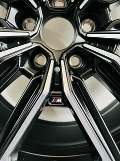 BMW M3 M4 19&#34; 797M ALLOY WHEEL RIM BLACK DIAMOND G20, G21, 4 SeriesG22, G23, G26, and 2 ser G42G