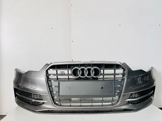 Audi A6 C7 S-line Complete Front Bumper Assembly.
