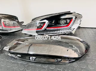 Volkswagen Golf 7 GTI / TSI / R-Line Headlight Glass Lens Replacement Covers.