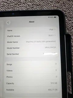 iPad Pro 11-inch 4th Gen M2 512GB Wi-Fi Only