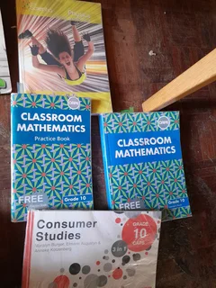 Grade 7 to grade 10 text books
