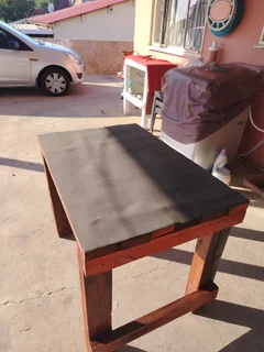 Custom built wooden tables