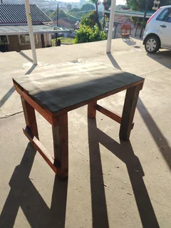 Custom built wooden tables