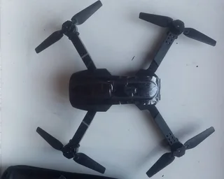 E99 - Foldable Dual Lens Drone With Precision Flight Control - Black