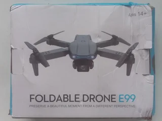 E99 - Foldable Dual Lens Drone With Precision Flight Control - Black