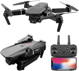 E88 4k High Definition Dual Camera Drone - Black