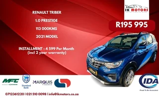 2021 Renault Triber 7 Seater For Sale. Perfect for Transport business.